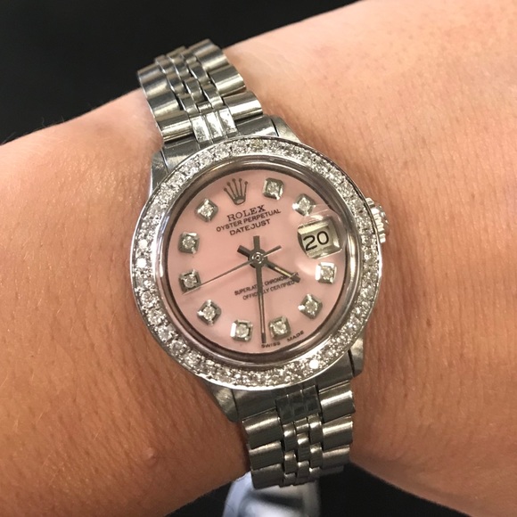 Rolex Jewelry - Ladies Diamond Rolex Oyster Perpetual Datejust